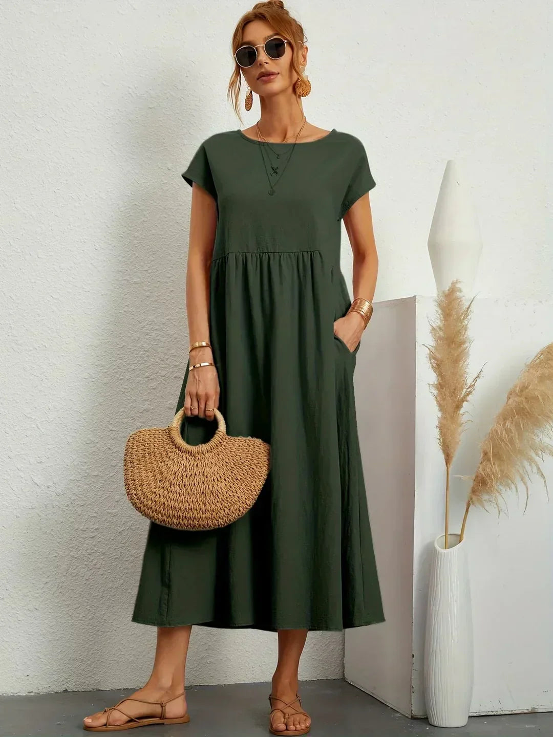 Nancy - Vestido de verano suave al tacto