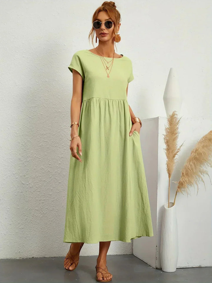 Keiraen - Vestido elegante de tacto suave