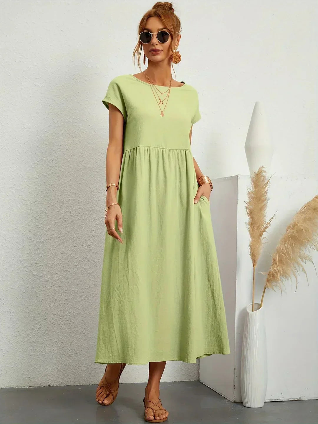Nancy - Vestido de verano suave al tacto