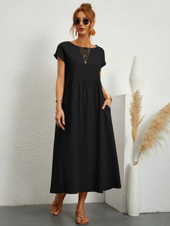Keiraen - Vestido elegante de tacto suave