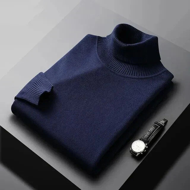 Chandler - Suéter de Cuello Alto Casual con Estilo