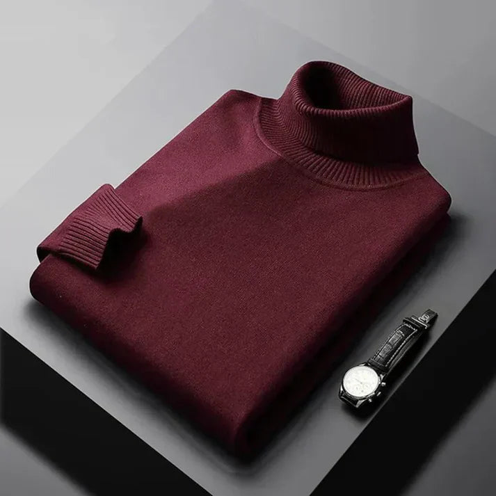 Chandler - Suéter de Cuello Alto Casual con Estilo