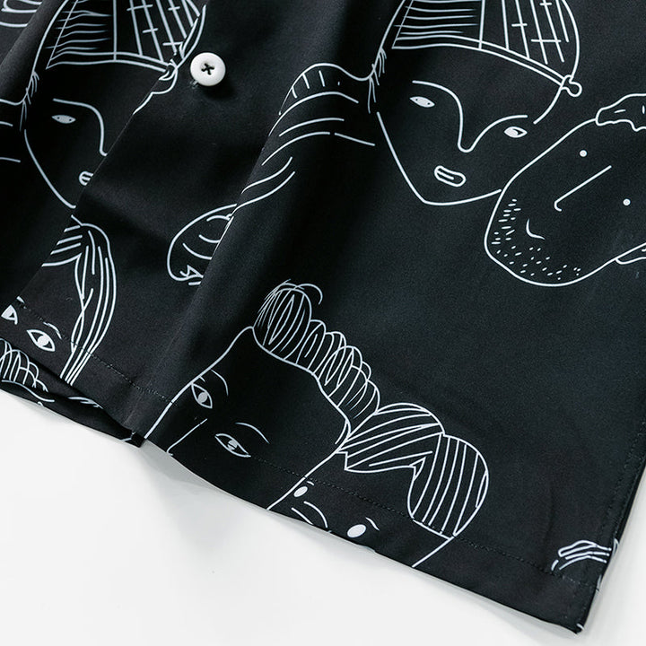 Nash - Camisa con cuello cubano de tacto suave