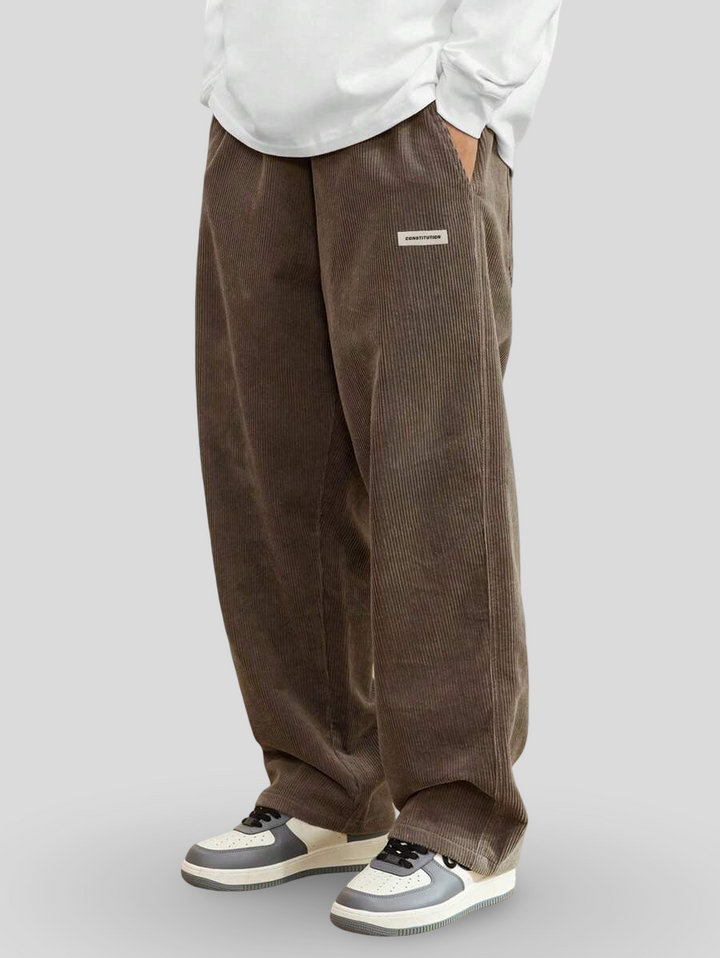 Zaylor - Pantalón de pierna ancha de tacto suave