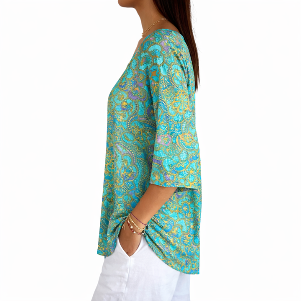 Phaela - Blusa de punto acanalado, suave al tacto