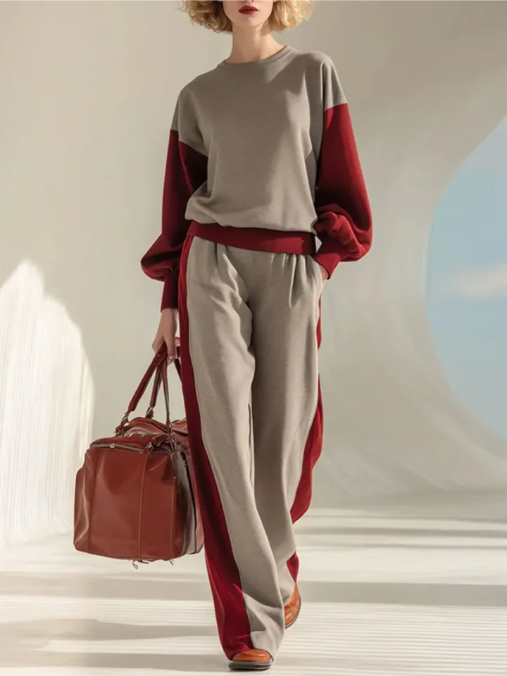 Vienna - Conjunto Casual de Dos Piezas con Estilo