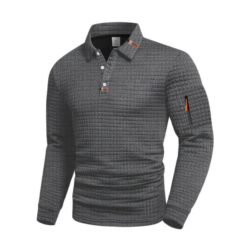 Reeve - Camisa polo texturizada