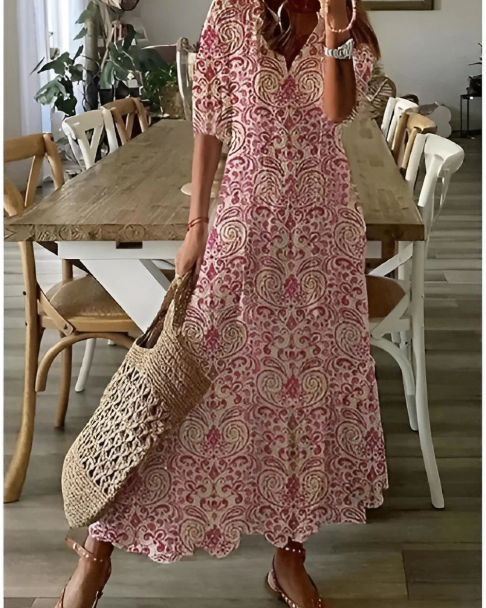 Viana - Vestido boho informal y elegante