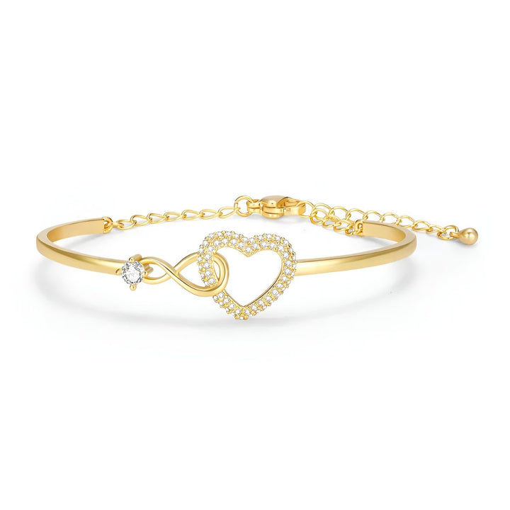 Ailira - Pulsera con Corazón Infinito