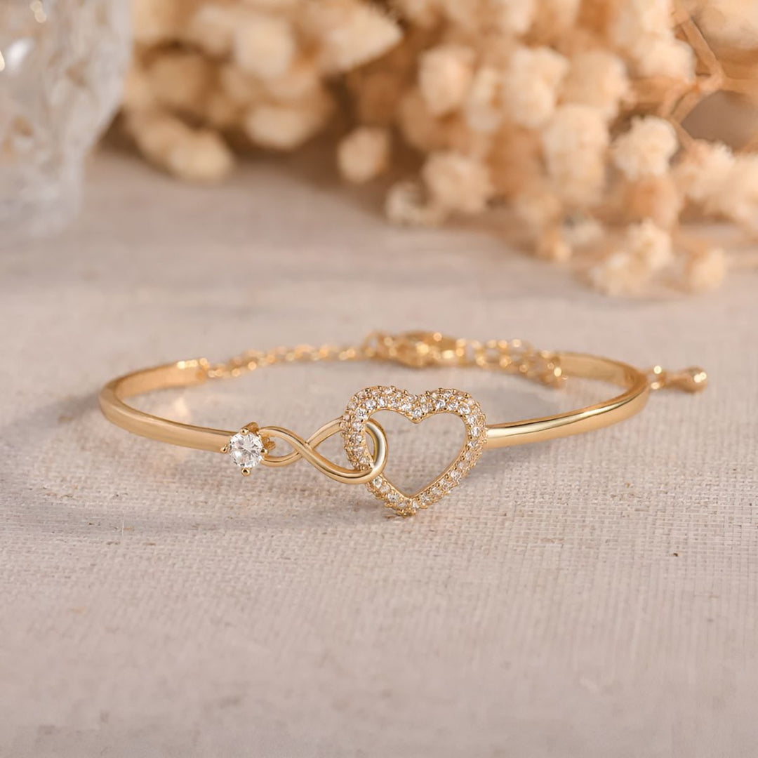 Ailira - Pulsera con Corazón Infinito