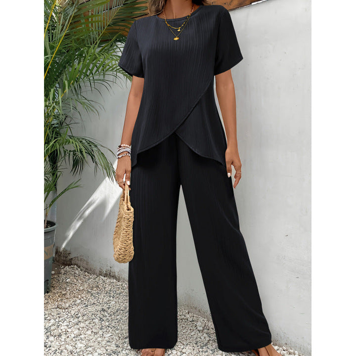 Bexley - Conjunto con pantalón palazzo de caída fluida