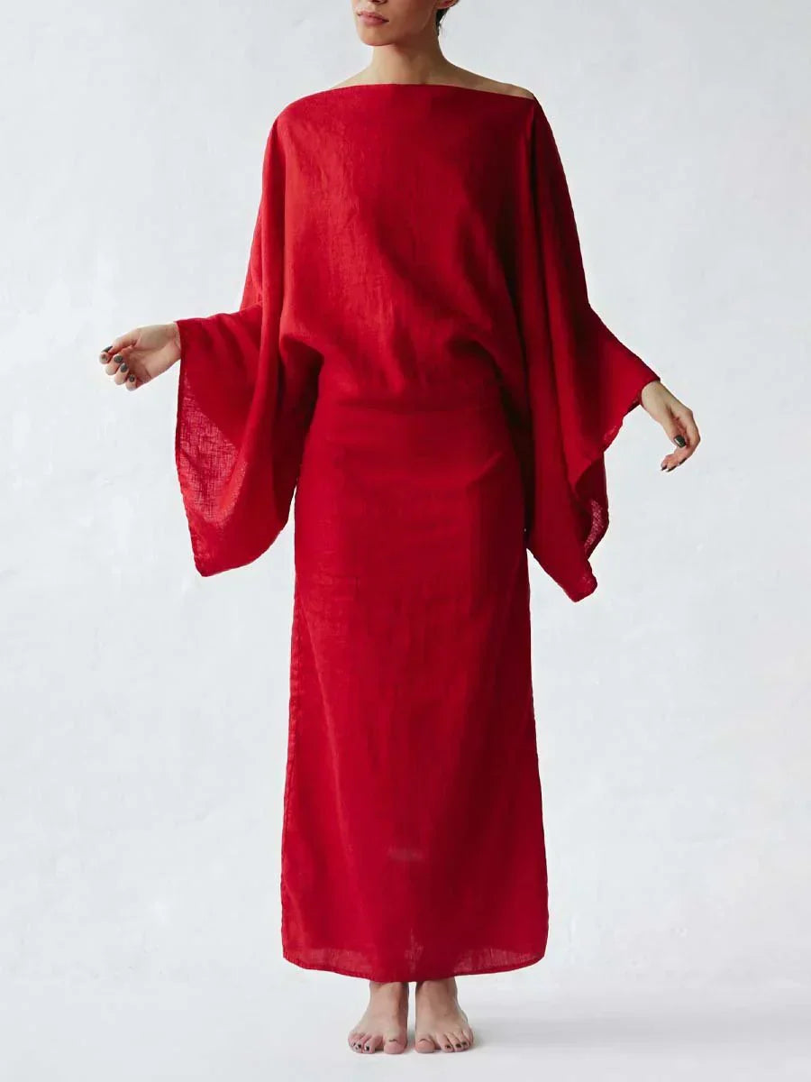 Nira - Vestido kimono informal y elegante