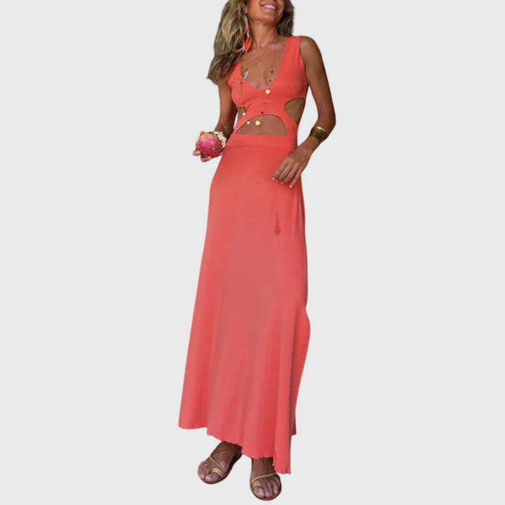 Angela - Vestido maxi casual con estilo