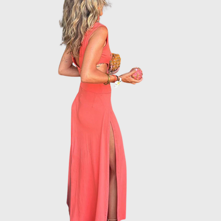 Angela - Vestido maxi casual con estilo