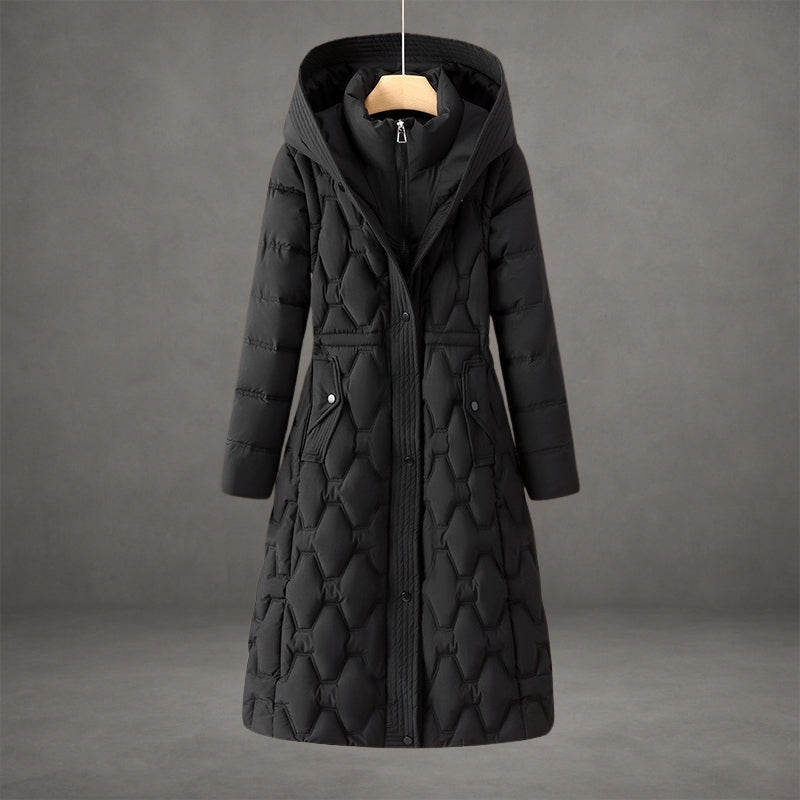 Torielle - Abrigo largo impermeable con capucha