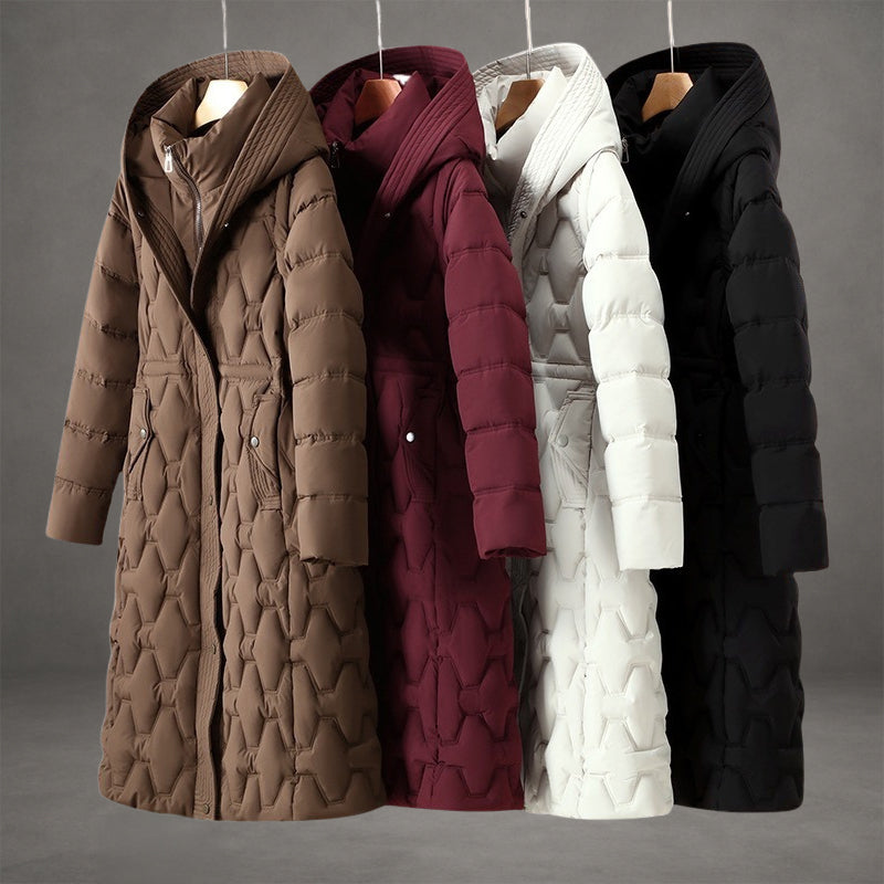 Torielle - Abrigo largo impermeable con capucha