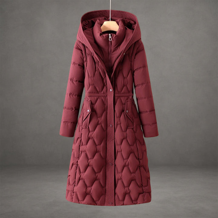 Torielle - Abrigo largo impermeable con capucha