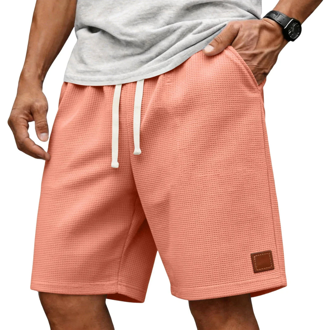 Garenix - Shorts texturizados de Athleisure