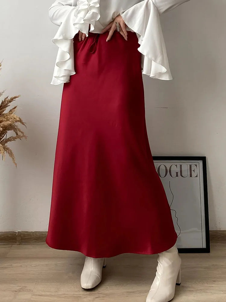 Seravinna - Falda Maxi Casual Estilosa