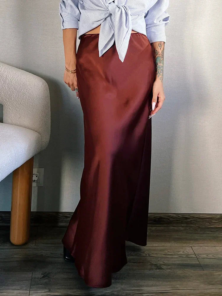 Seravinna - Falda Maxi Casual Estilosa
