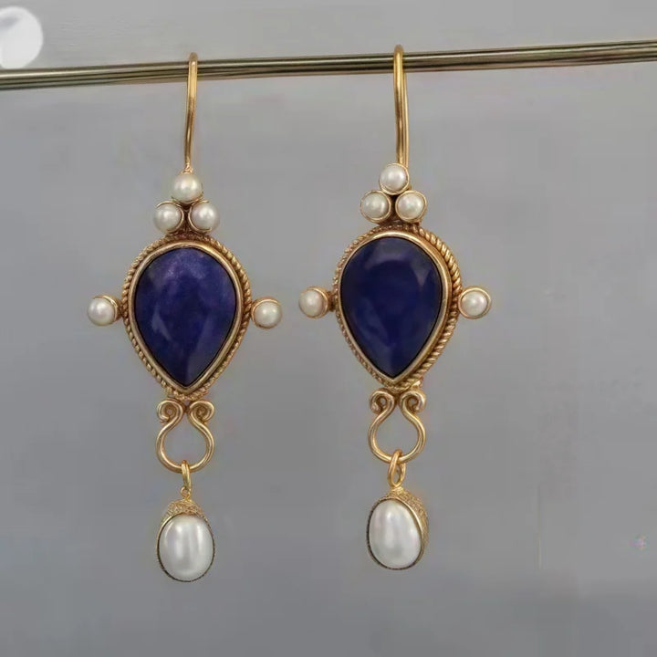Zilia - Aretes de Gema en Forma de Gota