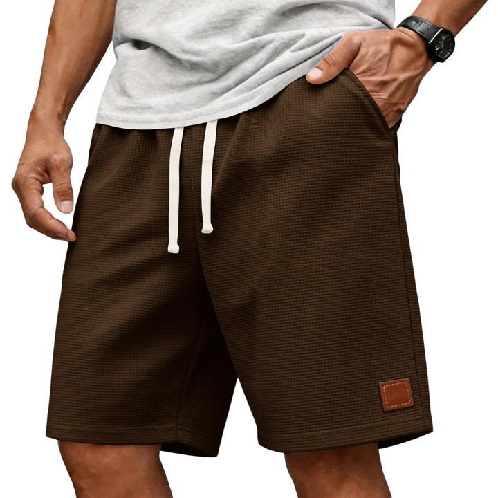 Garenix - Shorts texturizados de Athleisure