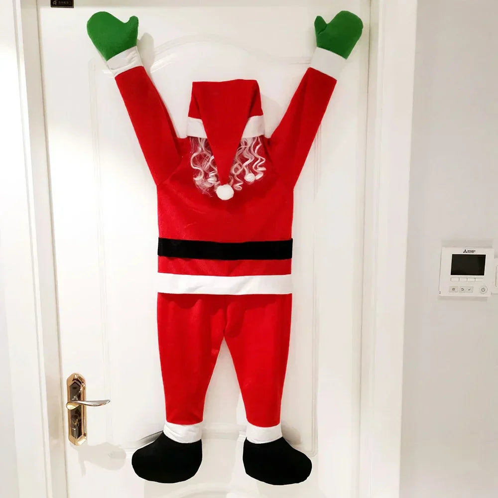 Victoria - Decoración Navideña de Santa para Colgar en la Ventana