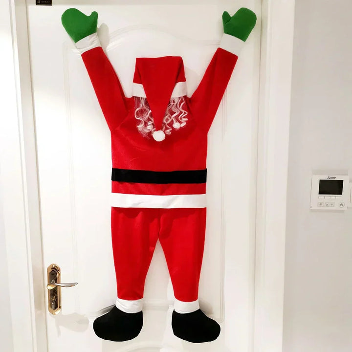 Victoria - Decoración Navideña de Santa para Colgar en la Ventana