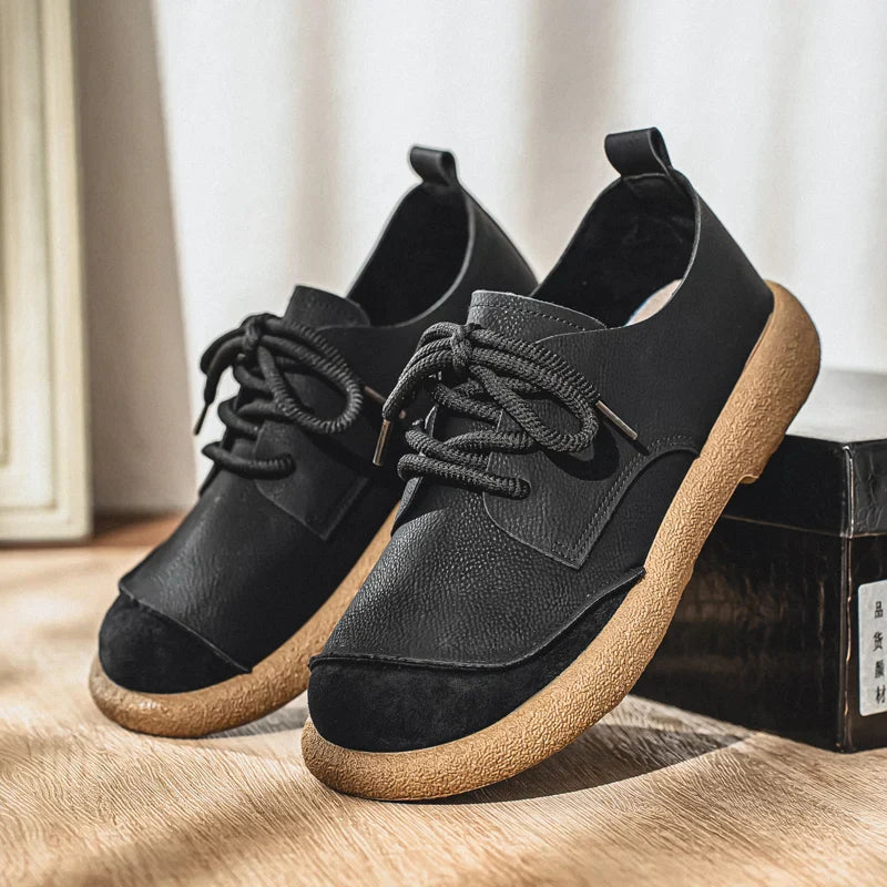 Xavian - Zapato sin agujetas para caballero con acabado pulido