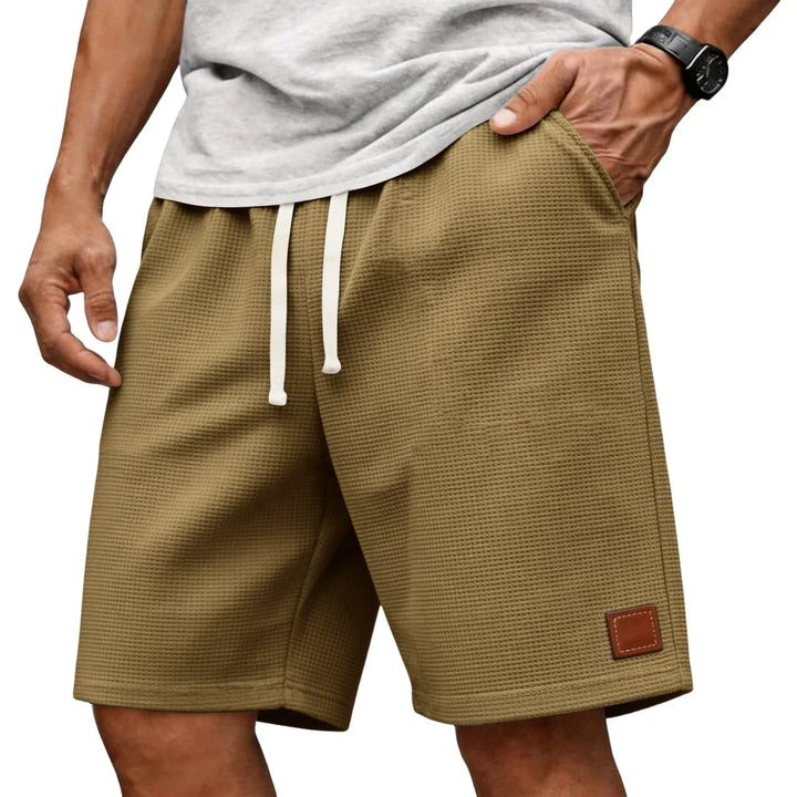 Garenix - Shorts texturizados de Athleisure