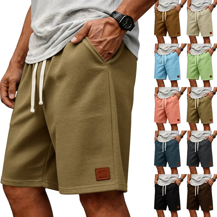 Garenix - Shorts texturizados de Athleisure