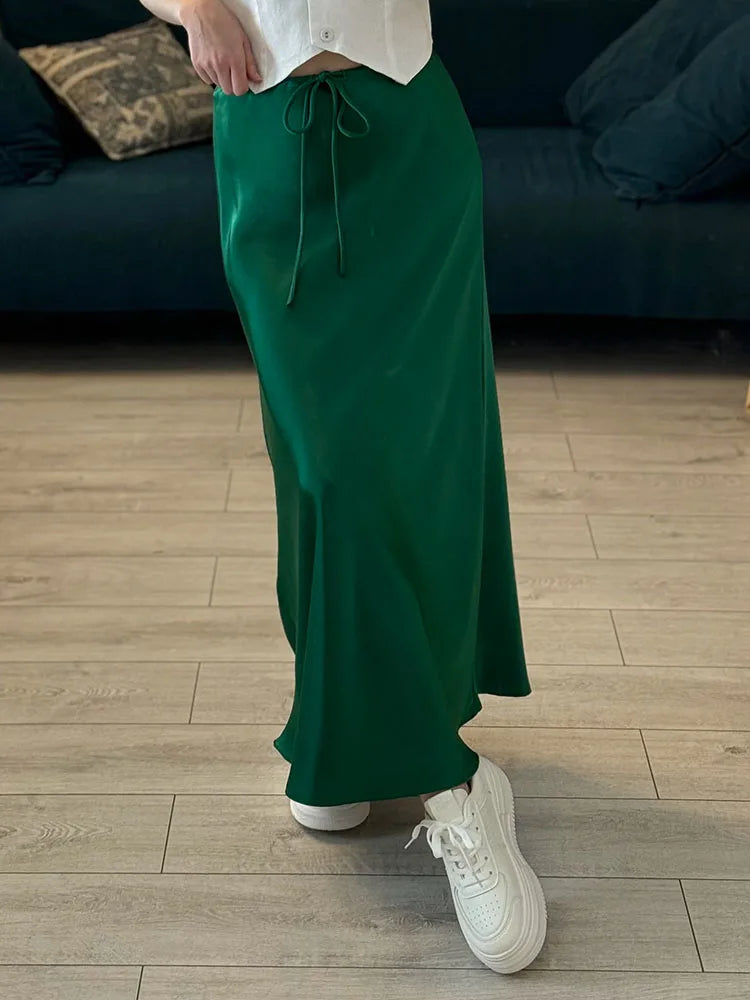 Seravinna - Falda Maxi Casual Estilosa