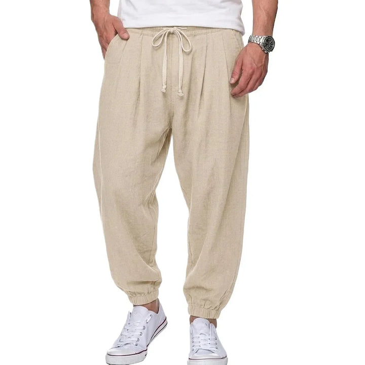Isaac - Pantalones ligeros con cordón ajustable