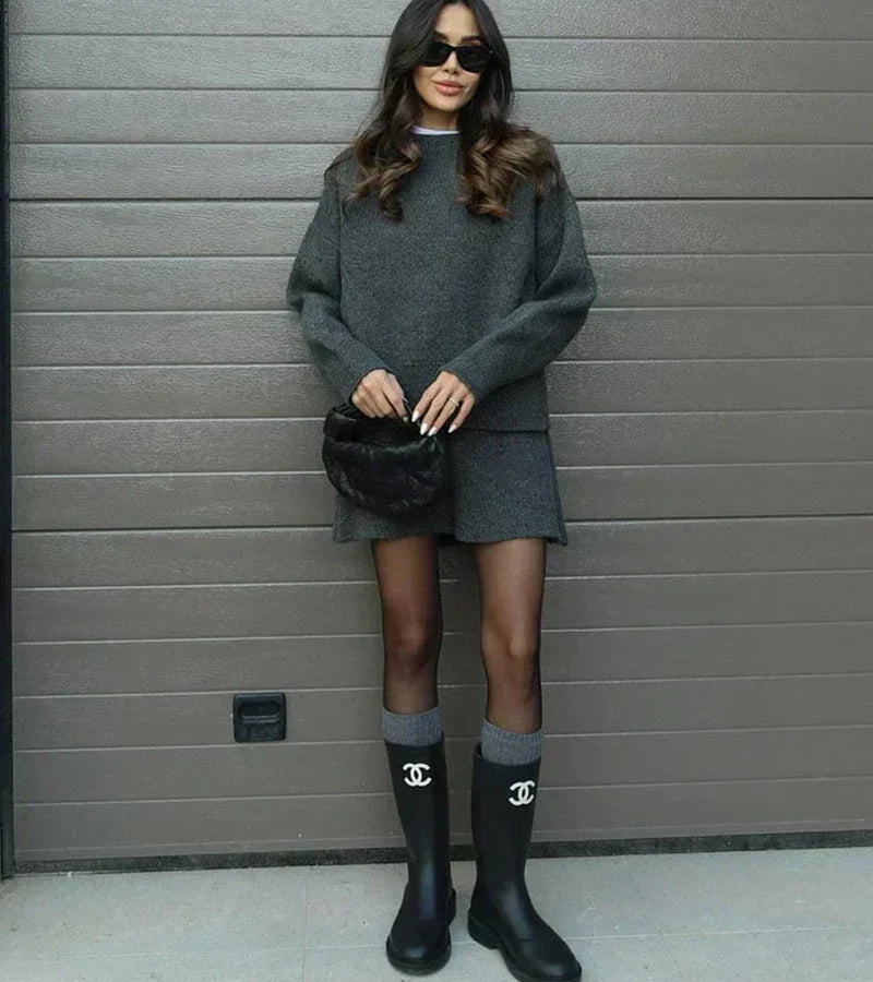 Brenessa - Conjunto de Dos Piezas Casual Elegante