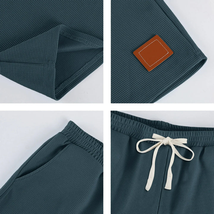 Garenix - Shorts texturizados de Athleisure