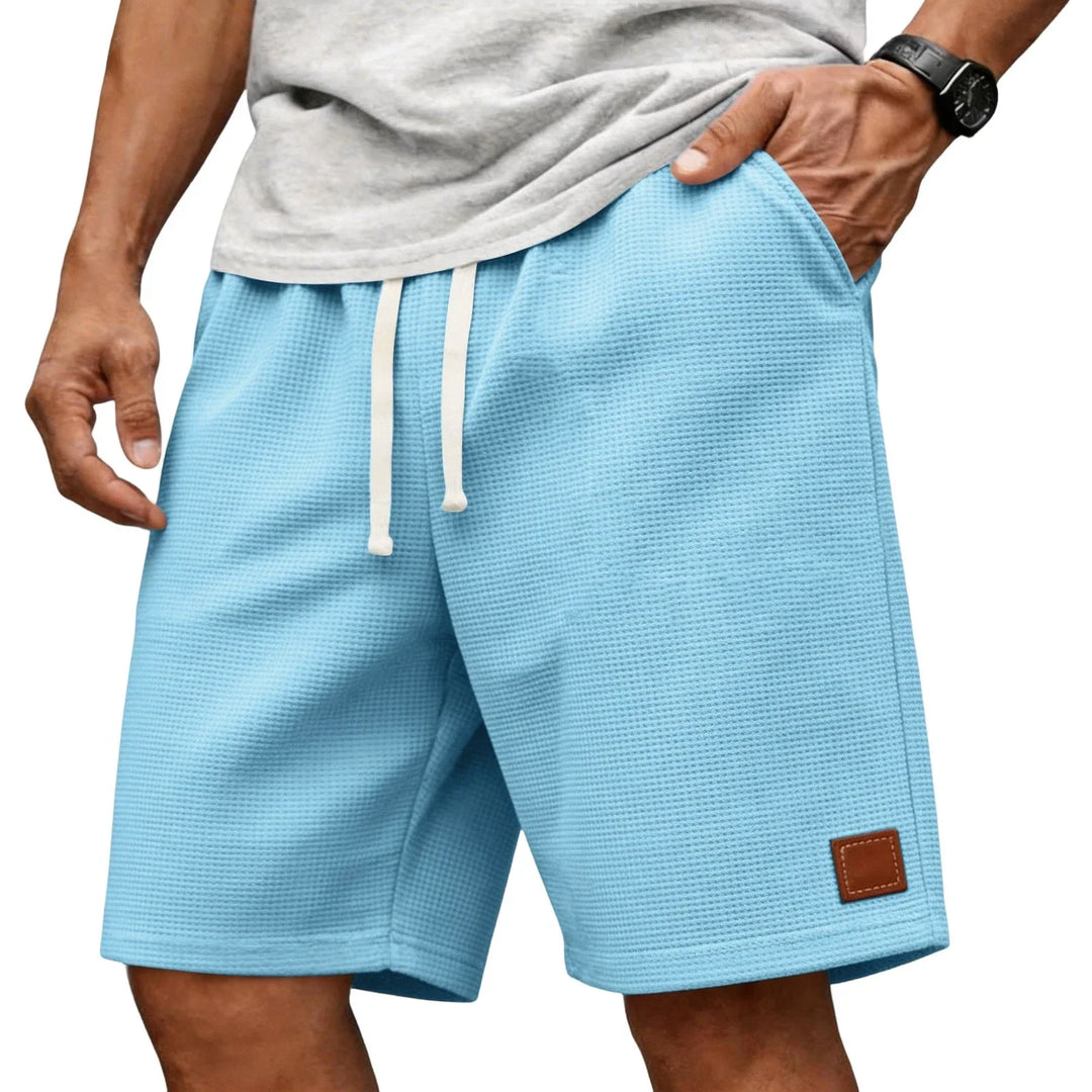 Garenix - Shorts texturizados de Athleisure