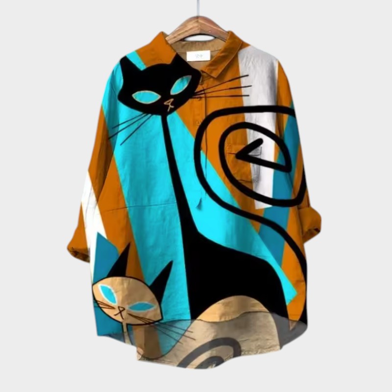 Teagan - blusa informal y elegante