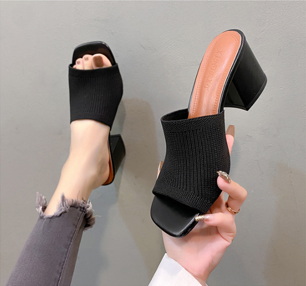 Virelle - Zapatos de tacón ancho de tacto suave