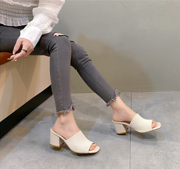 Virelle - Zapatos de tacón ancho de tacto suave