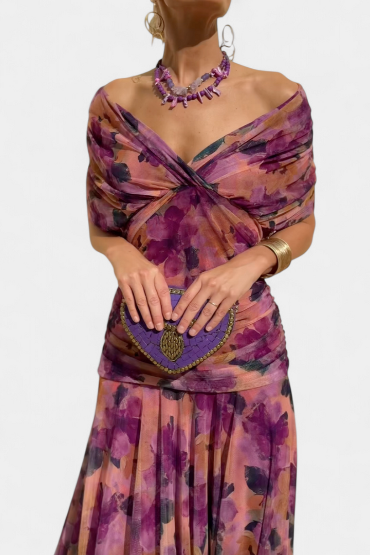 Tamsyn - Maxivestido floral de tacto suave