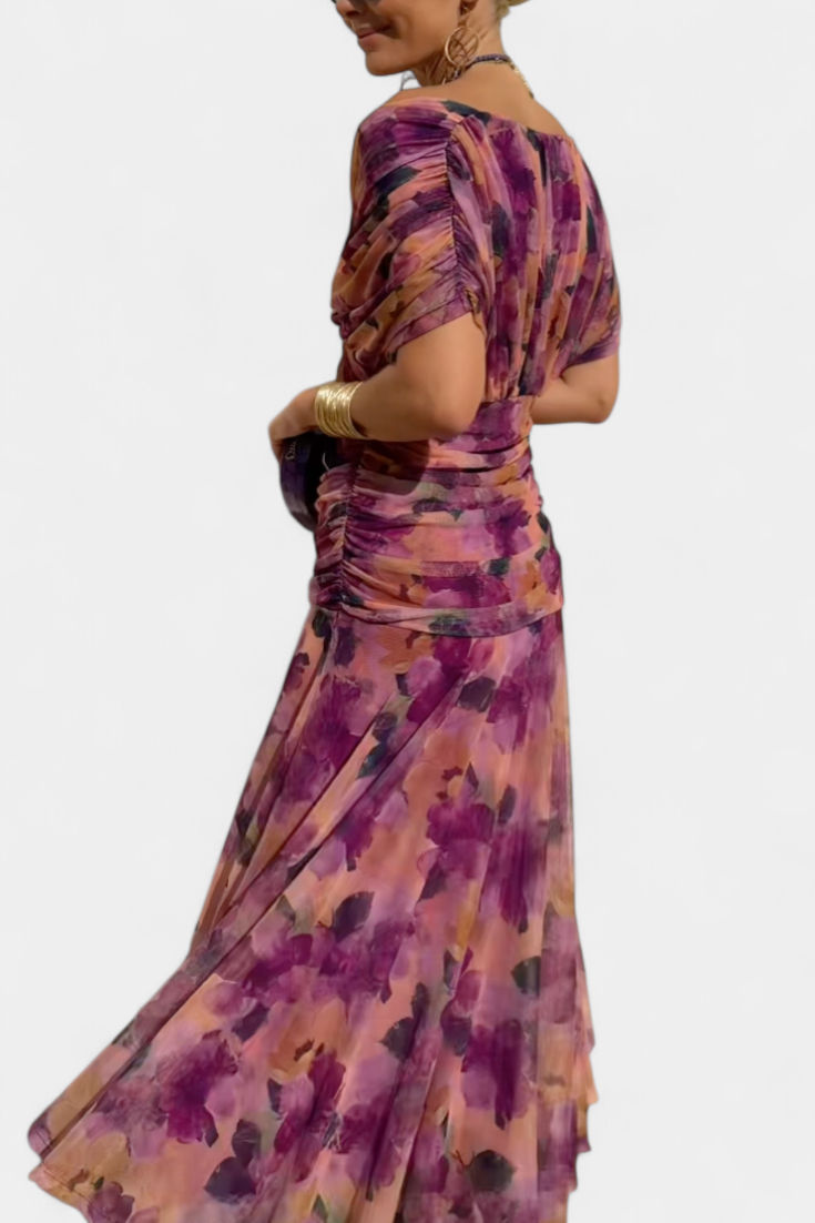 Tamsyn - Maxivestido floral de tacto suave