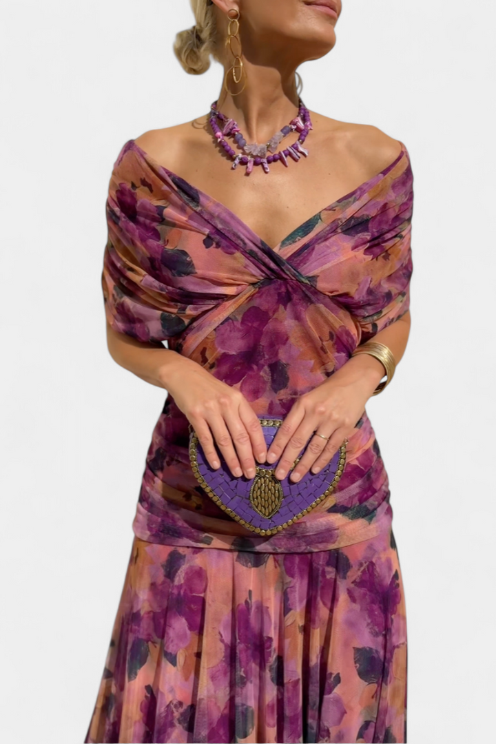 Tamsyn - Maxivestido floral de tacto suave