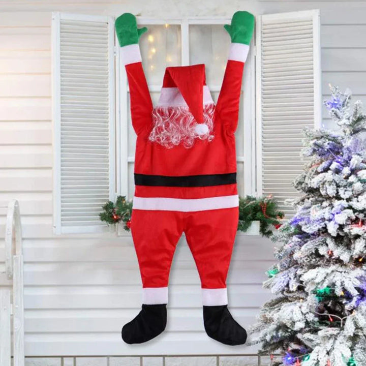 Victoria - Decoración Navideña de Santa para Colgar en la Ventana