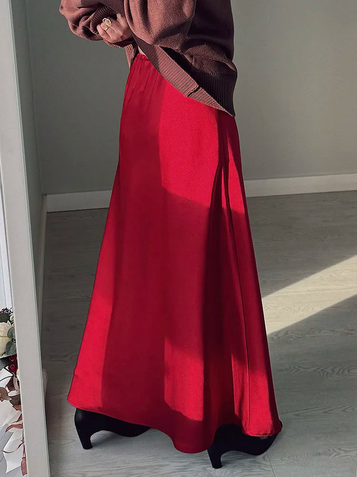 Seravinna - Falda Maxi Casual Estilosa