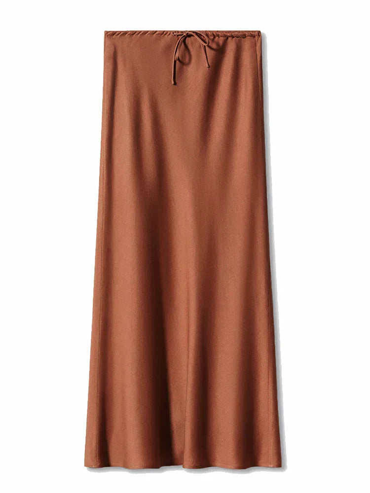 Seravinna - Falda Maxi Casual Estilosa