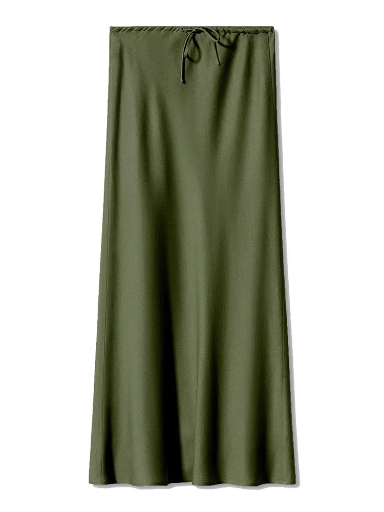 Seravinna - Falda Maxi Casual Estilosa