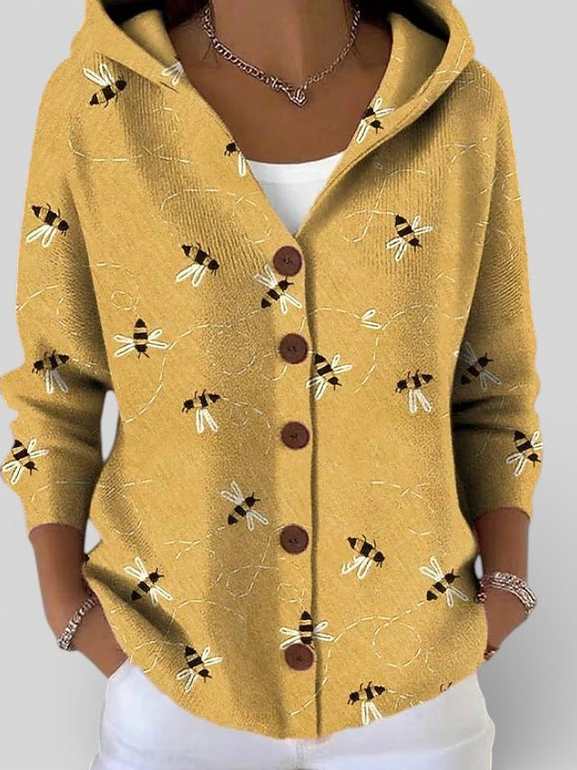 Loria - Cárdigan con Capucha Casual Estiloso