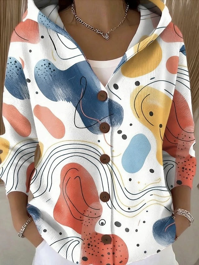 Galirae - Camisa abotonada con capucha