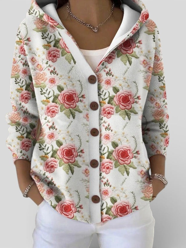 Loria - Cárdigan con Capucha Casual Estiloso