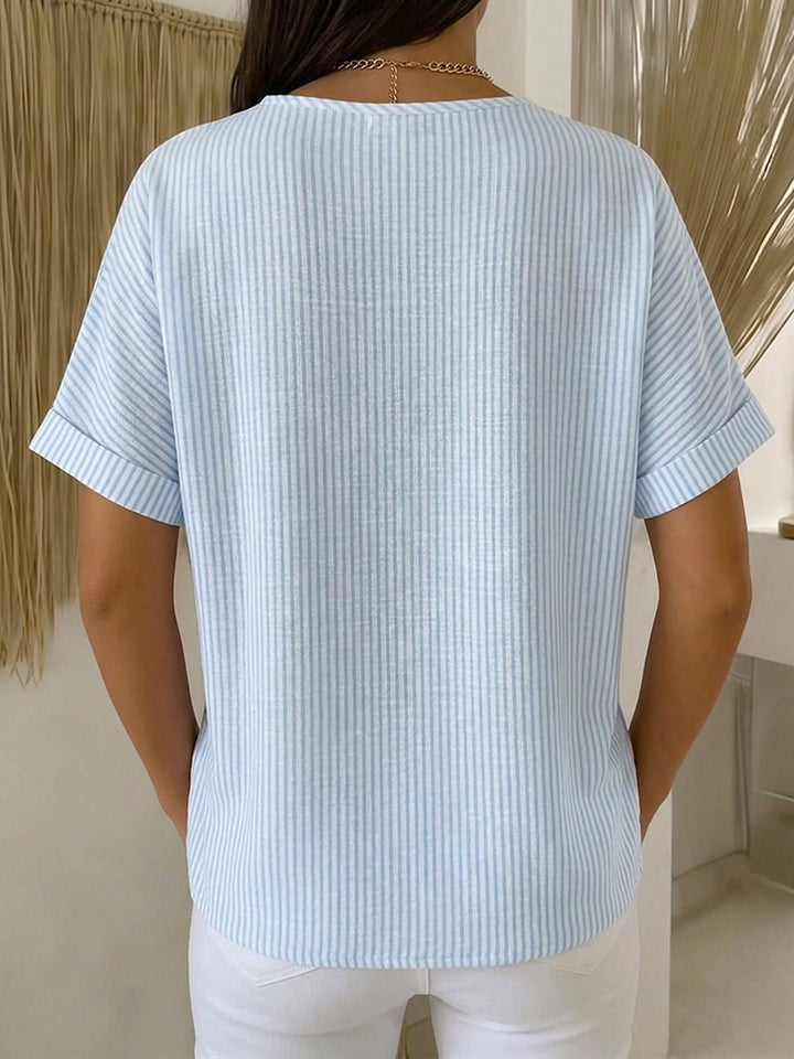 Lavinia - Blusa de rayas que no se deja descolorir